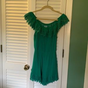 Off the shoulder romper!